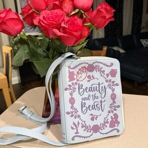 Vera Bradley Evie Crossbody Wishful Beauty & Beast Disney Purse *small defect